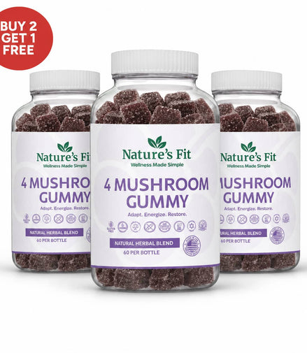 4 Mushroom Gummies — Buy 2 Get 1 Free (3-pack)